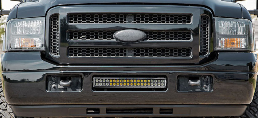 ford f250 grill light bar